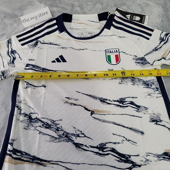 Adidas Womens Team Italy Soccer 2023 Away Jersey Size XS HT2198 NWT $120 - Picture 3 of 8